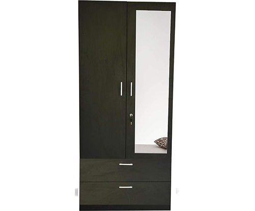 Unique Wardrobe Two Door With Glass