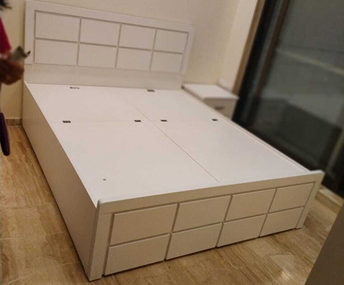 Woven Bed Engineered Wood