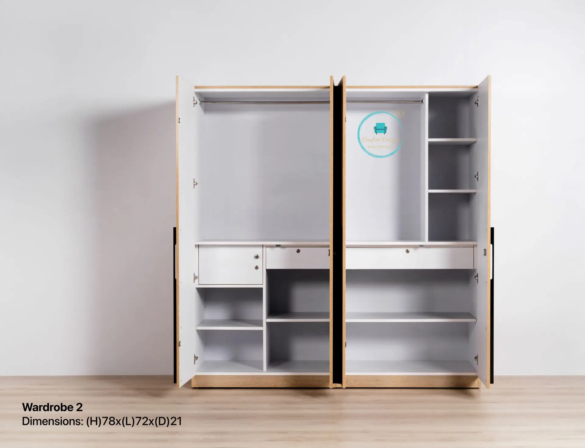 Accent Wardrobe Four Door