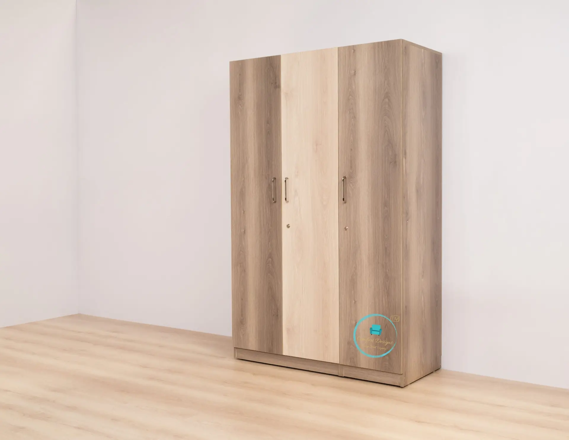 Wicker Wardrobe- Three Door