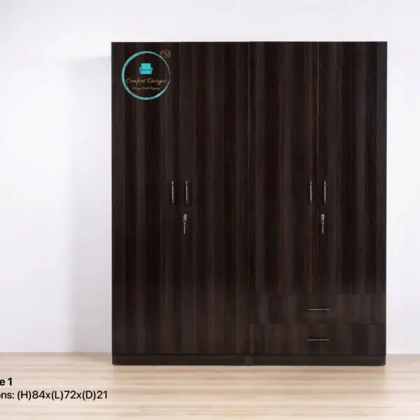 Leo Wardrobe Four Door