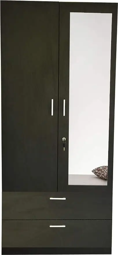 Unique Wardrobe Two Door With Glass