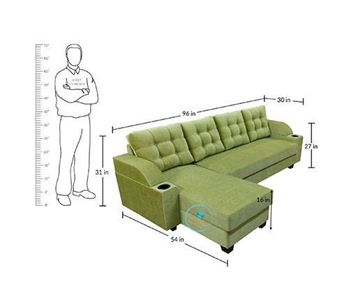 Havana L Shape Sofa - Image 7