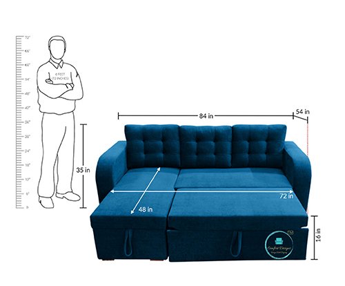 Melody 3 Seater L Shape Sofa Cumbed - Image 8