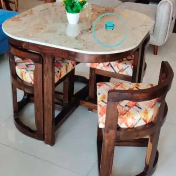 Marble Dinning Table 4 Seater - 13