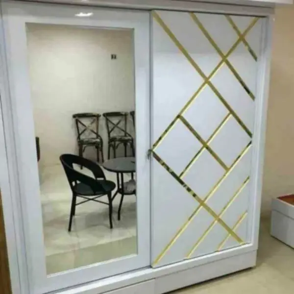 Visual Wardrobe- Sliding Door With Glass