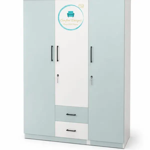 Compact Wardrobe Three Door