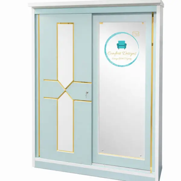 Mazel Wardrobe Sliding Door With Glass