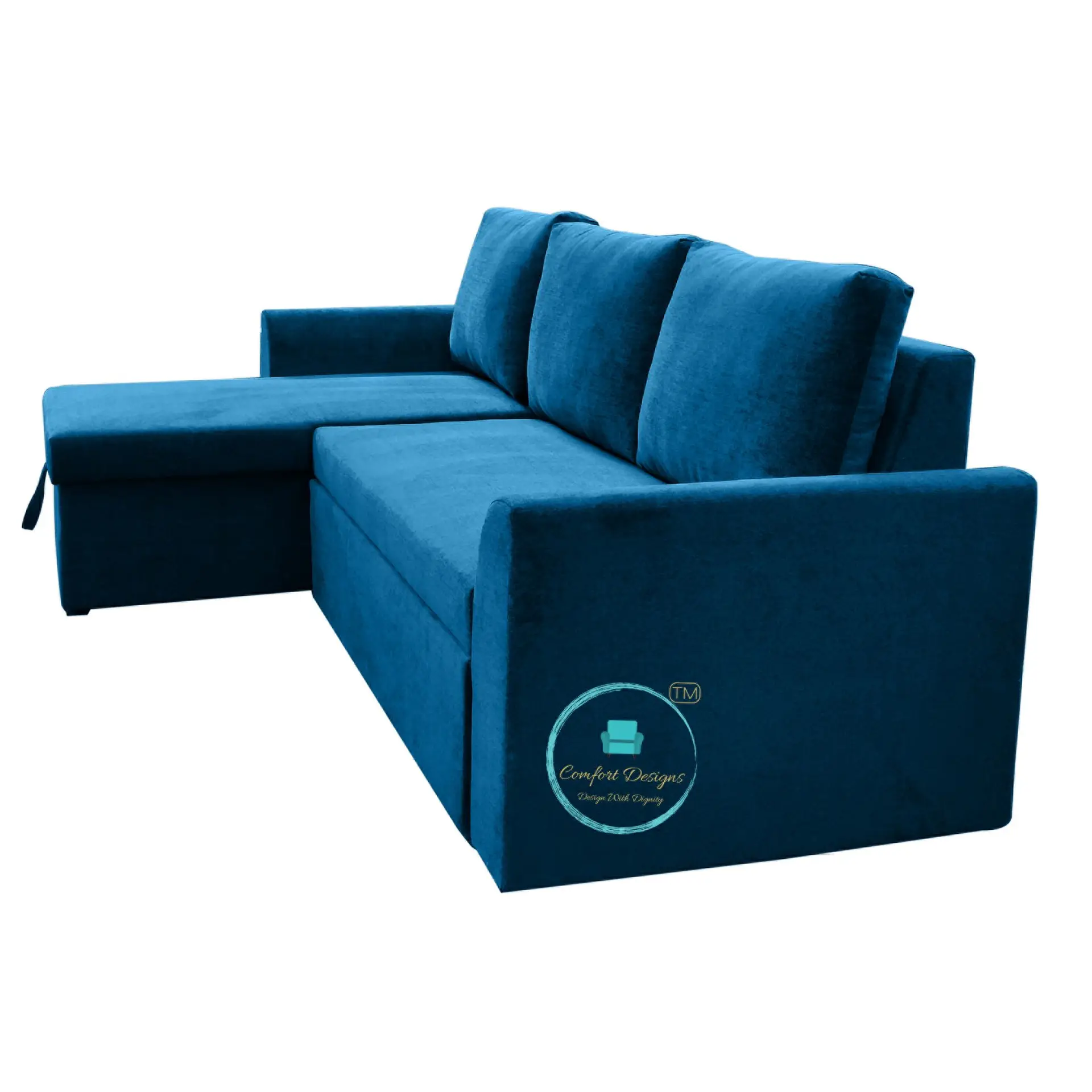 Creta 3 Seater L Shape Sofa Cumbed - Image 4