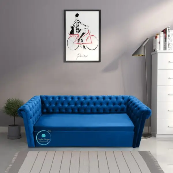 Artico 3 Seater Sofa Cumbed Chesterfield With Storage