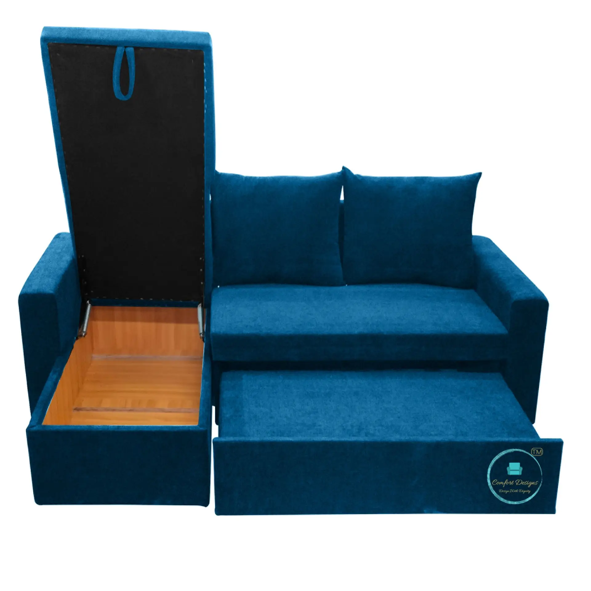 Jazz-01 3 Seater L Shape Sofa Cumbed - Image 3