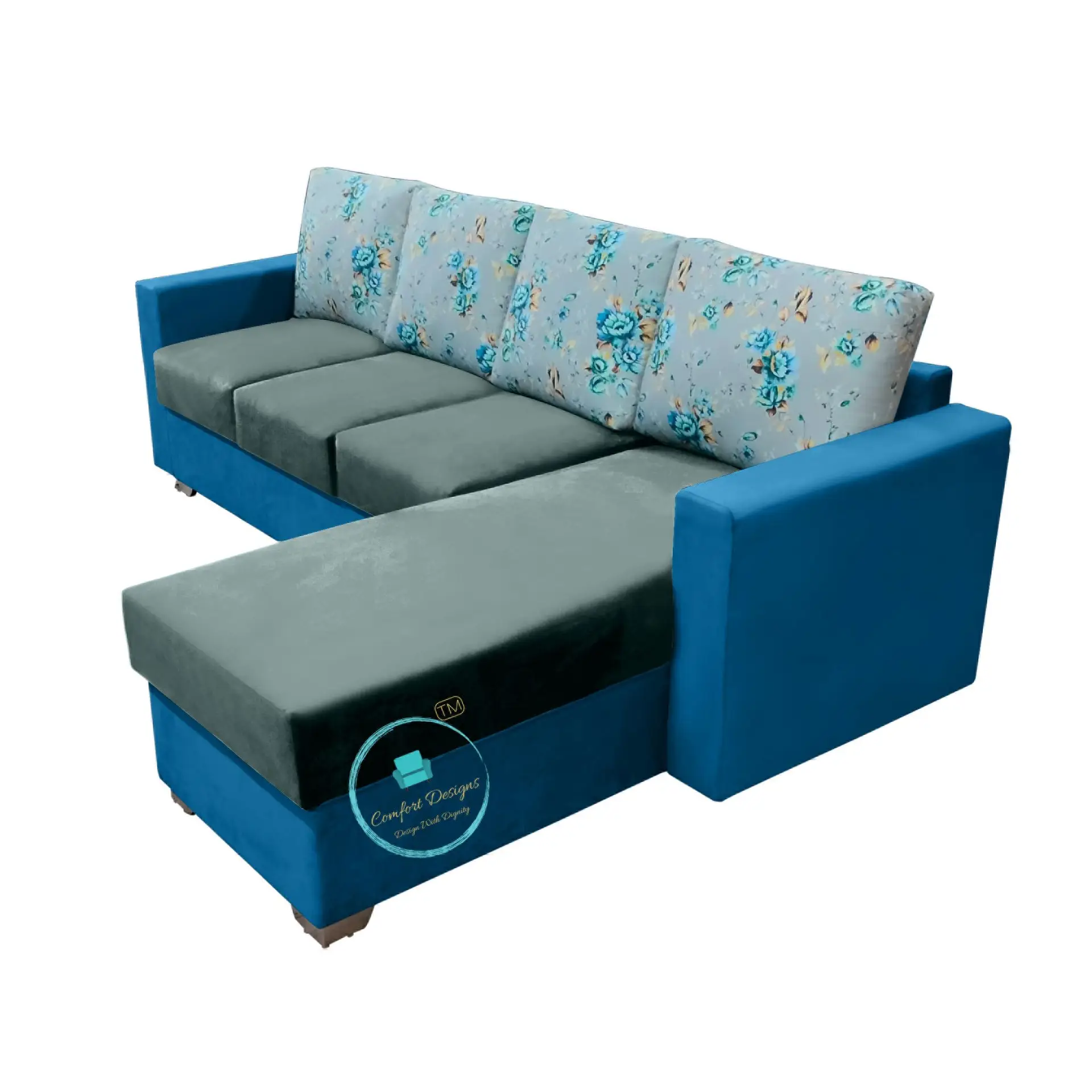 Glamour L Shape Sofa