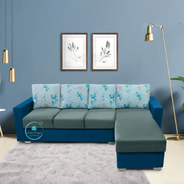 Glamour L Shape Sofa
