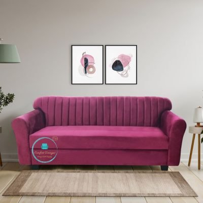3 seater Sofa Marron Linning_LS